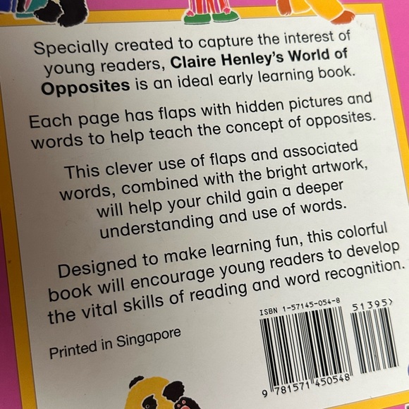 World of Opposites book by Claire Henley - Picture 3 of 15